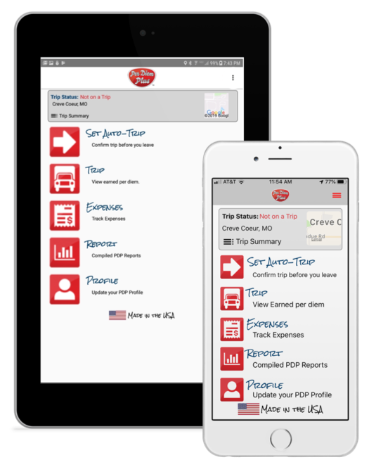 per diem plus - owner operators mobile app