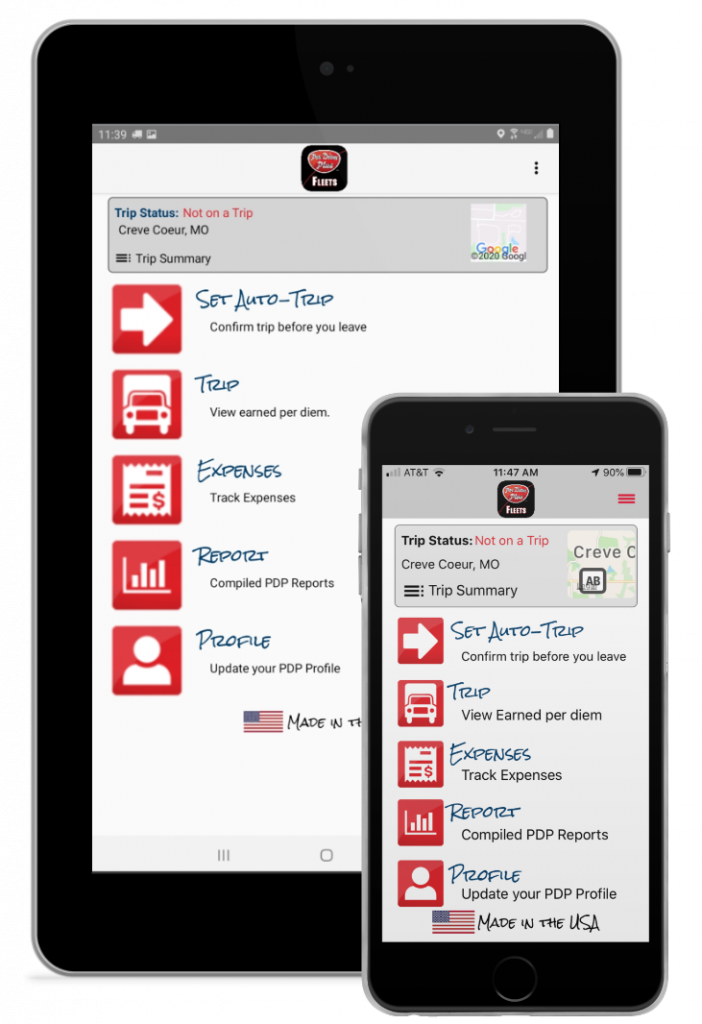 Per Diem Plus mobile app